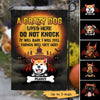 Crazy Dogs Live Here Halloween Personalized Dog Decorative Garden Flags