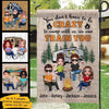 Doll Camping Friends Crazy To Camp With Us Personalized Garden Flag