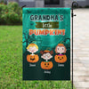 Grandma‘s Little Pumpkin Halloween Personalized Garden Flag