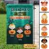 Grandma‘s Little Pumpkin Halloween Personalized Garden Flag