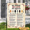 My House My Cats My Rules Personalized Cat Decorative Garden Flags