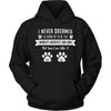 Never Dreamed To Be World Best Dog Dad Personalized Hoodie