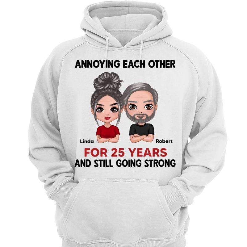 Annoying Each Other Doll Couple Anniversary Gift For Her Gift For Him Personalized Hoodie Sweatshirt