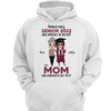 Behind Senior Is Mom Doll Graduation Gift Personalized Hoodie Sweatshirt