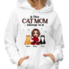 Cat Mom Belongs To Fluffy Cat Doll Girl Personalized Hoodie Sweatshirt