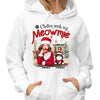 Chillin‘ With Meowmies Cat Mom Personalized Hoodie Sweatshirt