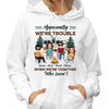 Doll Camping Friends Trouble Together Personalized Hoodie Sweatshirt