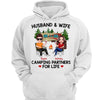 Doll Couple Husband And Wife Camping Partners For Life Personalized Hoodie Sweatshirt