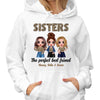 Doll Sisters Siblings Perfect Best Friends Leopard Checkered Floral Galaxy Personalized Hoodie Sweatshirt