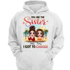 Doll Summer Besties At Beach Personalized Hoodie Sweatshirt