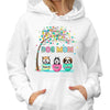 Easter Peeking Dogs Under Tree Gift For Dog Mom Personalized Hoodie Sweatshirt