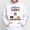 Favorite People Call Me Grandpa Man And Kids Personalized Hoodie Sweatshirt