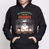 Favorite People Call Me Grandpa Man And Kids Personalized Hoodie Sweatshirt (Dark Color)