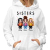 Friends Sisters Besties Cool Doll Personalized Hoodie Sweatshirt
