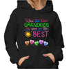 God Gave Me The Best When Made Grandkids Grandma Grandpa Personalized Hoodie Sweatshirt