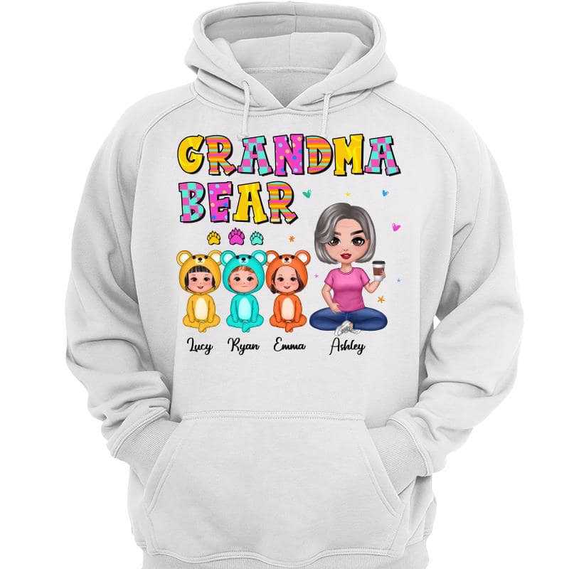 Grandma Bear Mom Auntie Doll Kids Mother's Day Gift Personalized