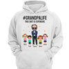 Grandpa Life Doll Man & Kid Personalized Hoodie Sweatshirt