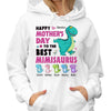 Happy Mother‘s Day To The Best Grandmasaurus Personalized Hoodie Sweatshirt