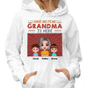 Have No Fear Grandma Is Here Doll Woman Personalized Hoodie Sweatshirt