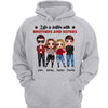 Life Is Better With Doll Brothers And Sisters Siblings Personalized Hoodie Sweatshirt