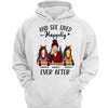Lived Happily Ever After Girl & Horse Dog Personalized Hoodie Sweatshirt