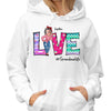 Love Grandma Mom Auntie Life Sassy Woman Personalized Hoodie Sweatshirt