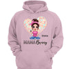 Mama Mini Bunny Easter Personalized Hoodie Sweatshirt