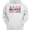 Meowy Catmas Christmas Fluffy Cat Personalized Hoodie Sweatshirt