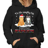 On The Naughty List Regret Nothing Fluffy Cats Personalized Hoodie Sweatshirt