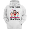 Priceless Grandma Nana Doll & Kids Personalized Hoodie Sweatshirt