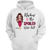 Rockin‘ The Spoiled Wife Life Personalized Hoodie Sweatshirt