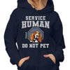 Service Human Gift For Dog Lover Personalized Hoodie Sweatshirt