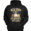 Simple Old Man Like Cats Personalized Hoodie Sweatshirt