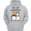 The Cat Whisperer Fluffy Cats Personalized Hoodie Sweatshirt