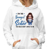 Youngest Middle Oldest Doll Sisters Personalized Hoodie Sweatshirt