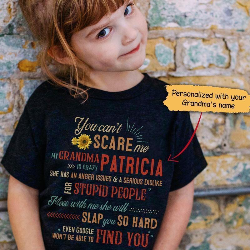 Crazy Grandma Personalized Shirt