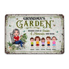 Doll Grandma‘s Garden Where Love Grown Memories Made Personalized Metal Sign