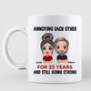 Annoying Each Other Doll Anniversary Gift For Couple Personalized Coffee Mug