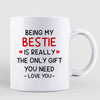 Besties On Car Best Friend Best Friend Gift Personalized Mug