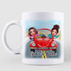 Besties On Car Best Friend Best Friend Gift Personalized Mug