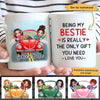 Besties On Car Best Friend Best Friend Gift Personalized Mug