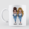 Cool Dolls Being My Bestie Sister Personalized Mug