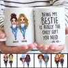 Cool Dolls Being My Bestie Sister Personalized Mug