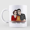 Couple Embrace And Fluffy Cats You Me The Cats Gift For Him For Her Personalized Mug