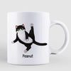 Dear Cat Dad Cat Mom Sassy Cats Personalized Mug