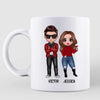 Dear Husband Wife Doll Couple Gift For Him For Her Personalized Mug