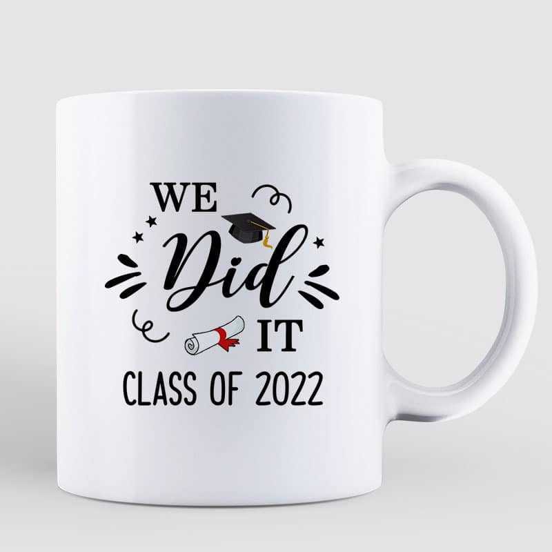 Did It Senior Doll Graduation Gift Best Friends Personalized Mug