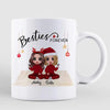 Doll Besties Christmas Checkered Pants Personalized Mug