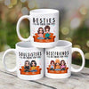 Doll Besties Sitting On Sofa FR Birthday Gift For Besties Best Friends Personalized Mug