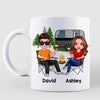 Doll Couple Camping  Gift For Him For Her Personalized Mug